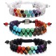 3 Pcs 7 Chakra Bracelet Womens Reiki Stone Rope Braided Bracelet Gemstone Beads Bracelet Crystal Stone Lava Stone Bracelet Diffuser Bracelets For Yoga Meditation 3 Pcs 7 Chakra Bracelet Womens Reiki Stone Rope Braided Bracelet Gemstone Beads Bracelet Crystal Stone Lava Stone Bracelet Diffuser Bracelets For Yoga Meditation